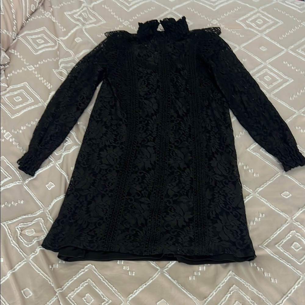 Cable & Gauge Black Lace Dress